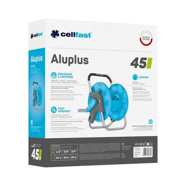 Підставка для шлангів CELLFAST ALUPLUS 1/2" 45 м(55-150) 55-150 фото