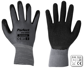 Рукавички захисні PERFECT GRIP GRAY Bradas RWPGGY фото